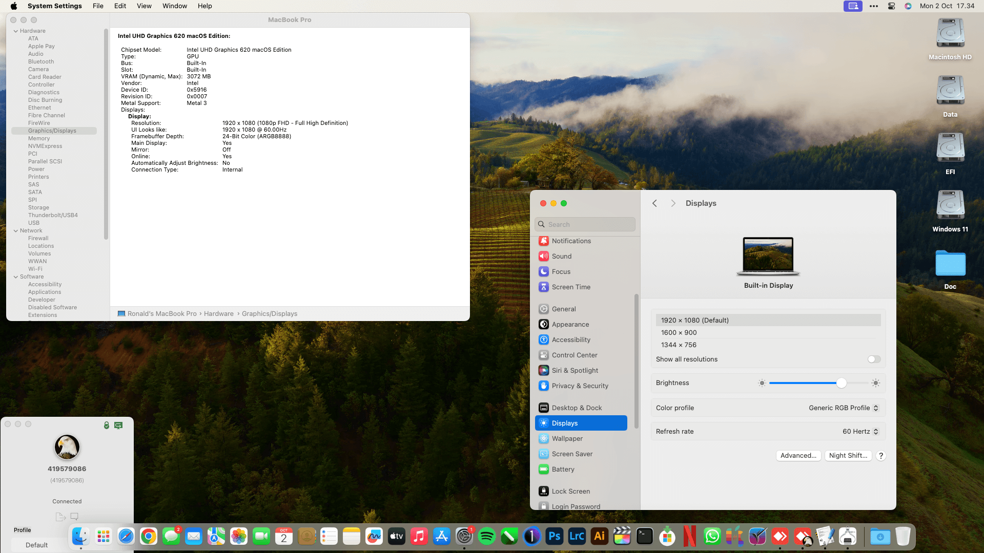 Dell Latitude 7490 8th Touchscreen [KabyLake R + Intel UHD 620 + I2C]   OpenCore 1